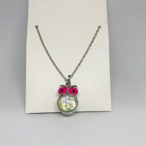 Girls owl necklace